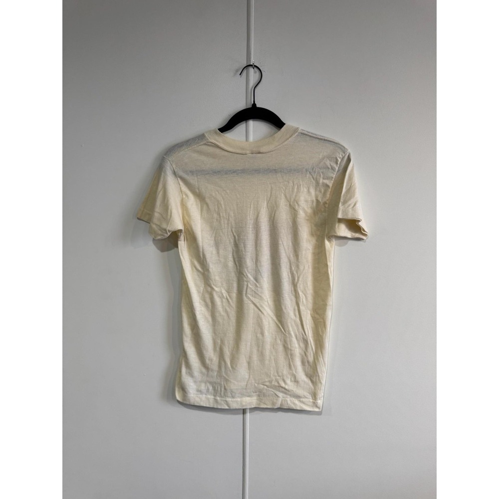 Vintage Alexander Graham Bell Shirt Womens Small White Tee Jays Graphic T-Shirt - Picture 2 of 5